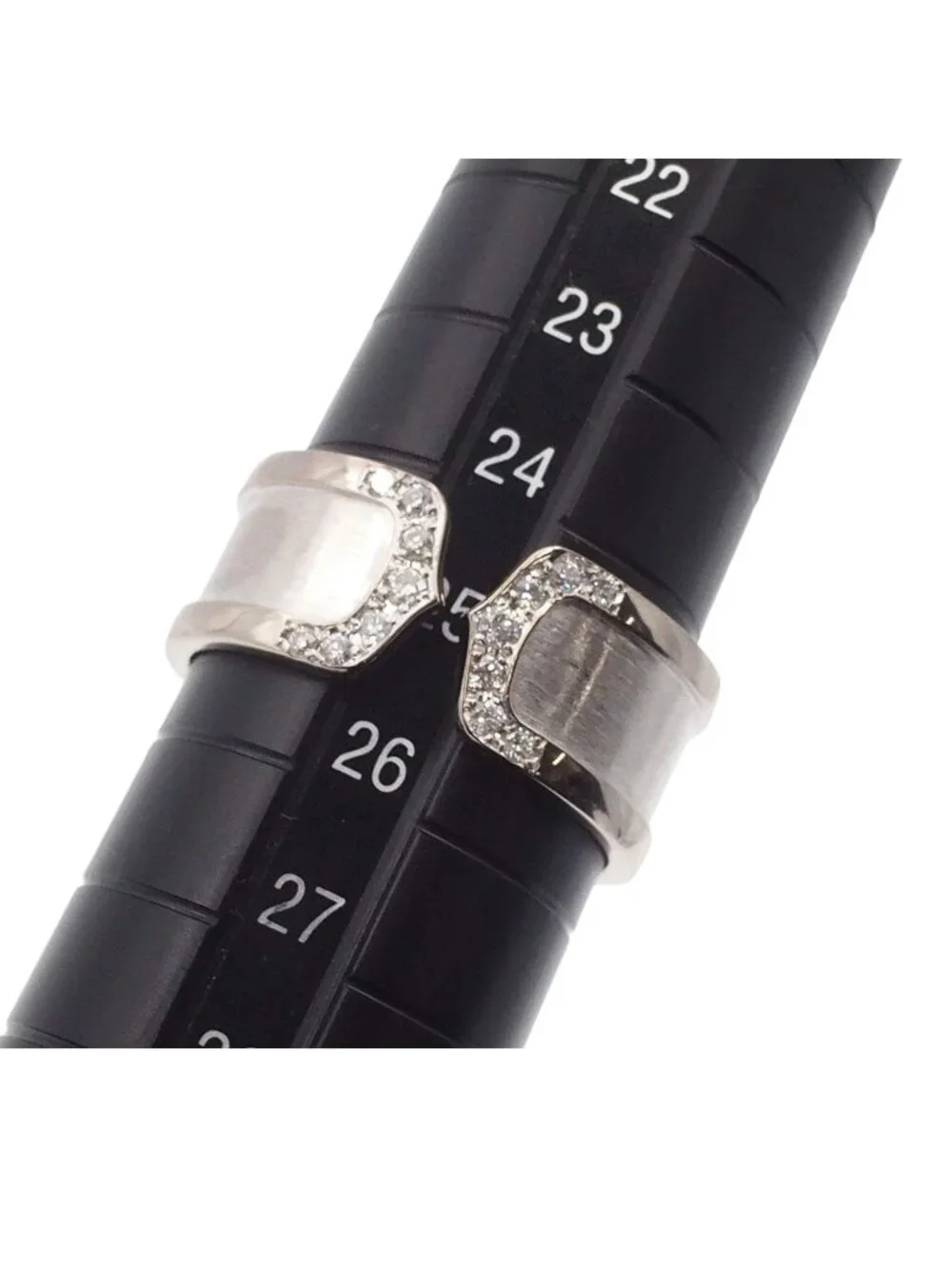Cartier C2 LM White Gold 18k Diamond 66 Ring